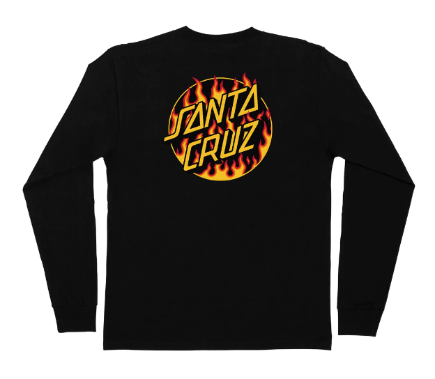 Santa Cruz Shirt Thrasher Flame Dot Long Sleeve