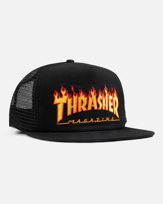 Thrasher Snapback Hat Flame Logo