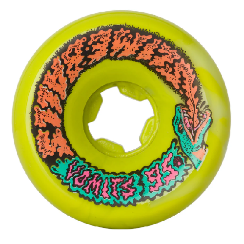 Slimeballs Snake Vomits Green White Swirl 95A Wheels