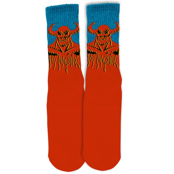 Toy Machine Socks Hell Monster Red