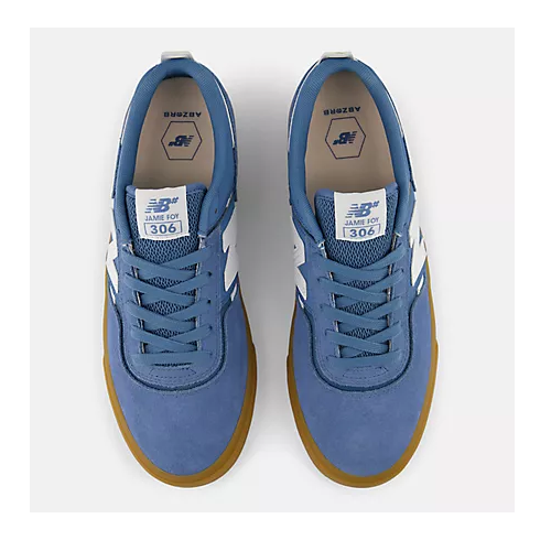 New Balance Shoes Numeric 306 Heron Blue with White