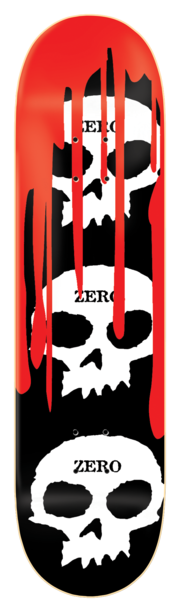 Zero 7.75 3 Skull Blood Deck