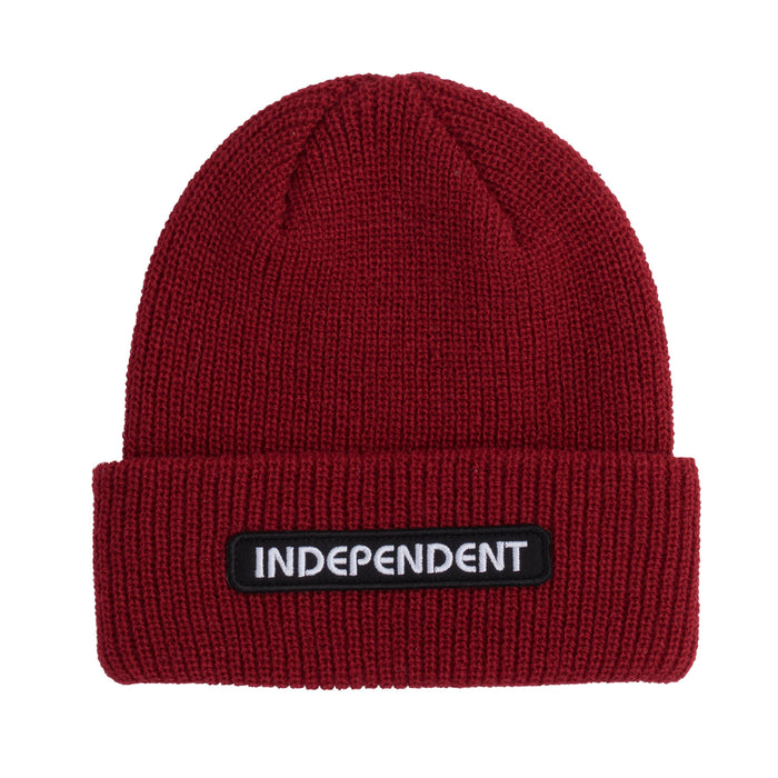 Independent Beanie Sock Hat Bar Logo Groundwork