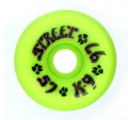 Dogtown K-9 80s Street Wheels Lime Green Wheels