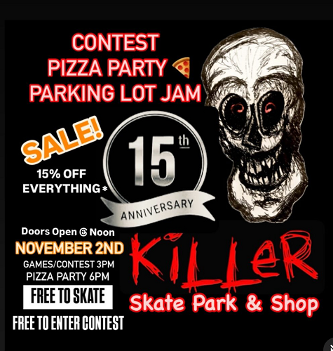 KILLER'S 15TH ANNIVERSARY BASH!