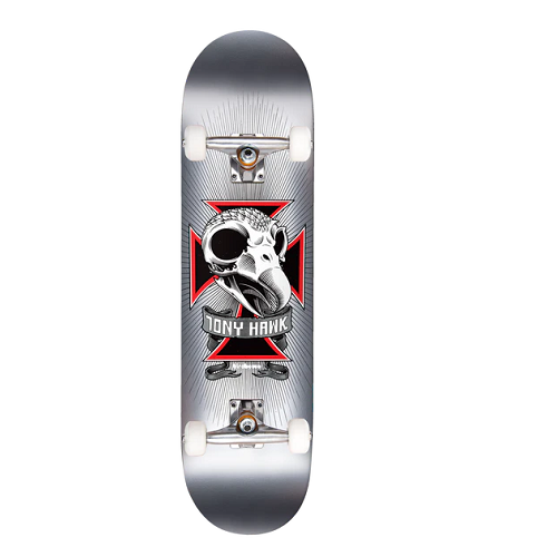 Birdhouse 7.75 Tony Hawk Skull 2 Chrome Foil Complete