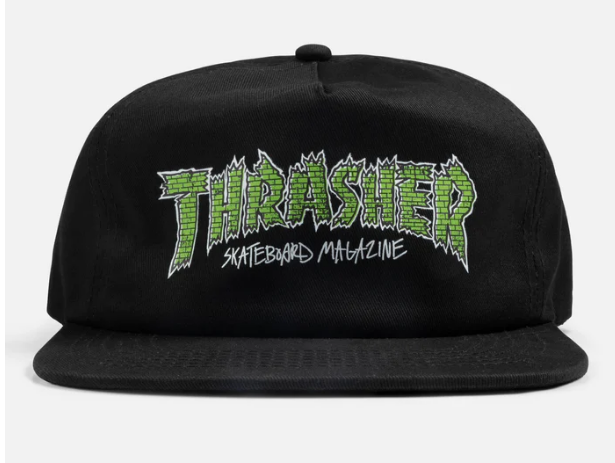 Thrasher Snapback Hat Bricks