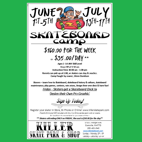 Summer Skateboard Camp