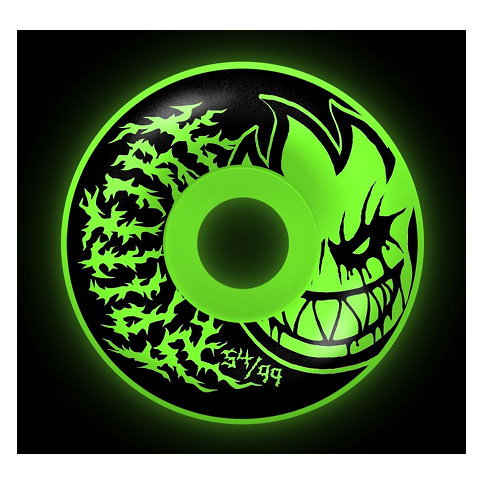 Spitfire Formula 4 Bighead Deathmask II GITD 99A Wheels