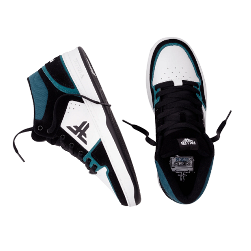 Fallen Shoes The Decade Black White Emerald Green