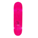 Top of a FA skateboard in pink stain with an the text Dill and Fucking Awesome on a white background. 