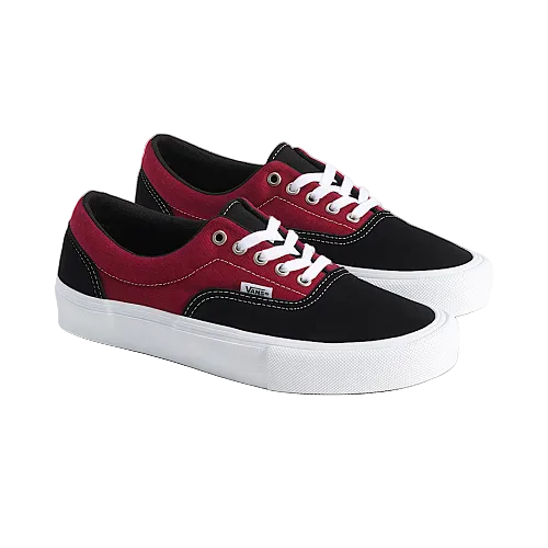 Vans Shoes Skate Era Black Dark Red
