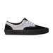 A side view of Vans Era sneaker in black and light gray canvas with white laces, shown from a side profile view against a plain white background.