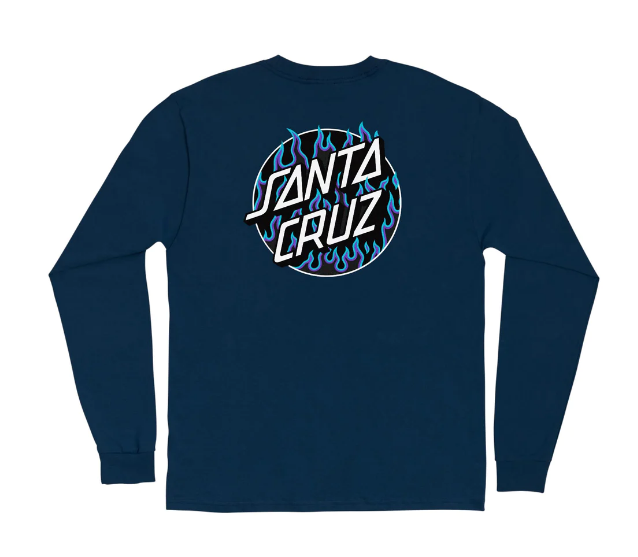 Santa Cruz Shirt Thrasher Flame Dot Long Sleeve