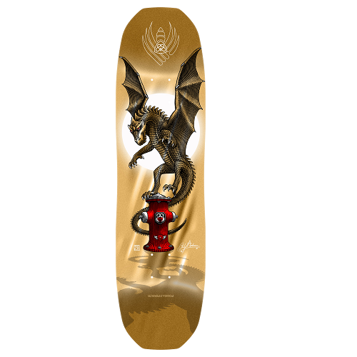 Powell Peralta 8.4 Flight Deck Anderson Hydrant Gold Foil Deck ...
