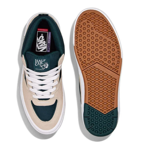 Vans Shoes Skate Half Cab Wafflecup Oatmeal Deep Teal