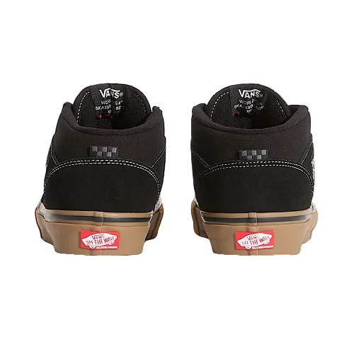 Vans Shoes Skate Half Cab Black Gum White