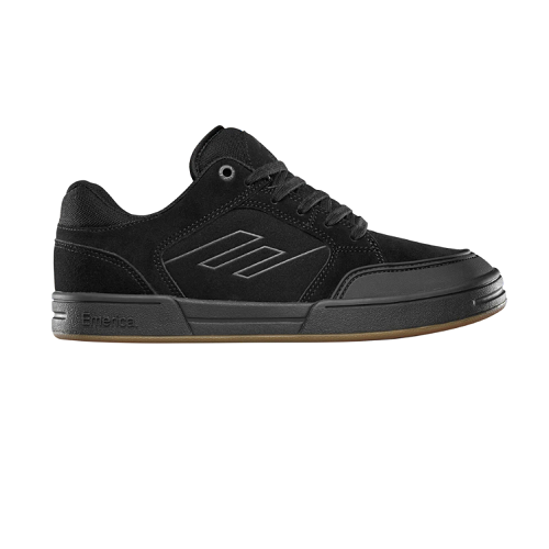 Emerica Shoes Heritic Black Black — KillerSkateShop
