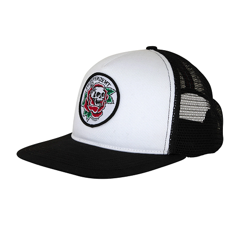 Independent Hat Dressen Skull Rose Snapback