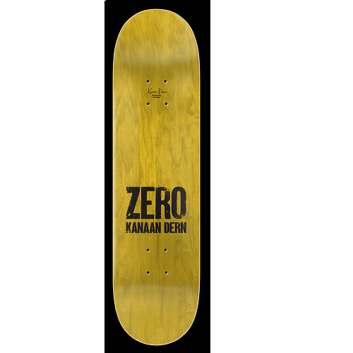 Top of a skateboard. 