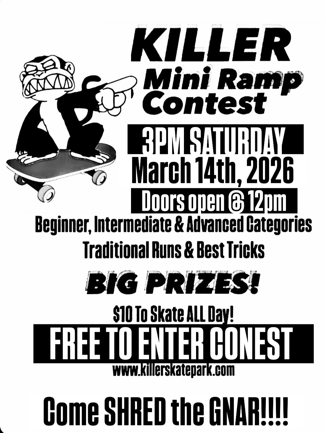MINI RAMP CONTEST