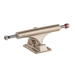 Skateboard truck with gold finish on a white background