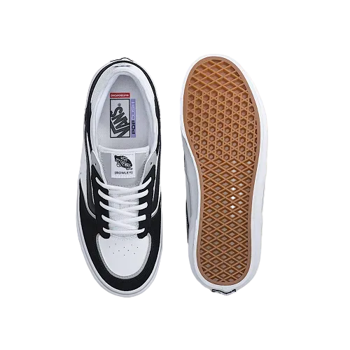 Vans Shoes Skate Rowley Black White