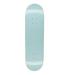A light blue FA skateboard with an embossed graphic and logo on a white background. 