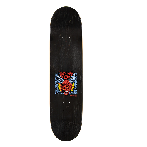 Santa Cruz 8.25 Stranger Things Hellfire Club Deck