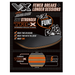 Information about the construction of Santa Cruz VX deck on a black rectangle.