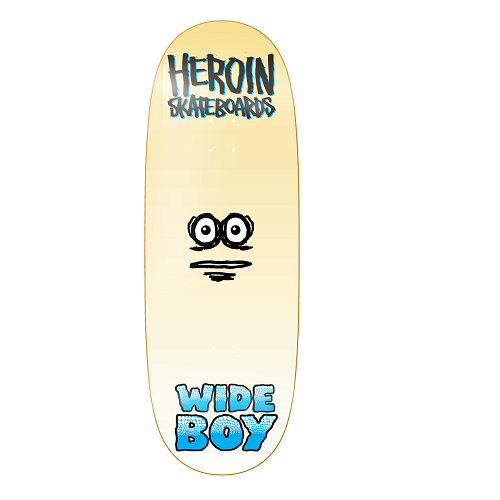Heroin 10.75 Wide Boy Face Egg Deck