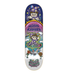 A skateboard deck featuring a colorful cartoon illustration of a girl in a wizard hat surrounded by stars, clouds, flowers, and a skateboard, with the text 'ASahi KAIHARA' and 'SKATEBOARD DECK' on the graphic.