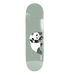A sage colored Enjoi skateboard featuring the panda with a collage design and the text Enjoi Ryan Townley.