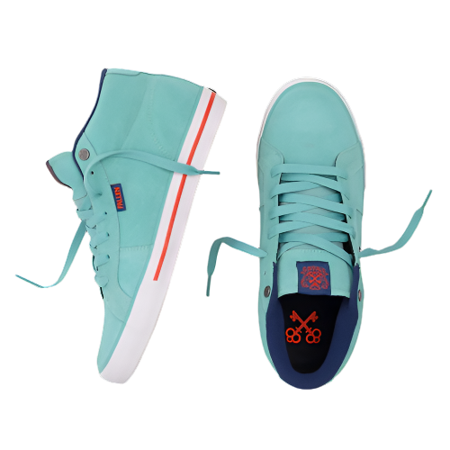 Fallen Shoes Corsair Seafoam Orange White