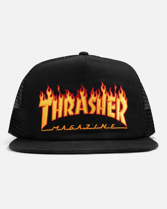 Thrasher Snapback Hat Flame Logo