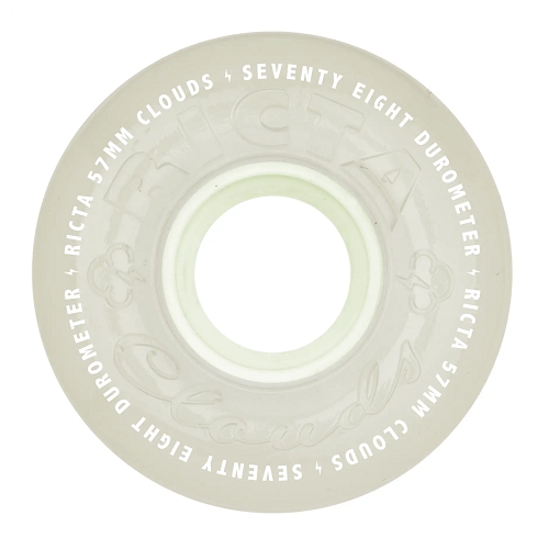 Ricta Clouds Transparent Aqua GITD 78A Wheels