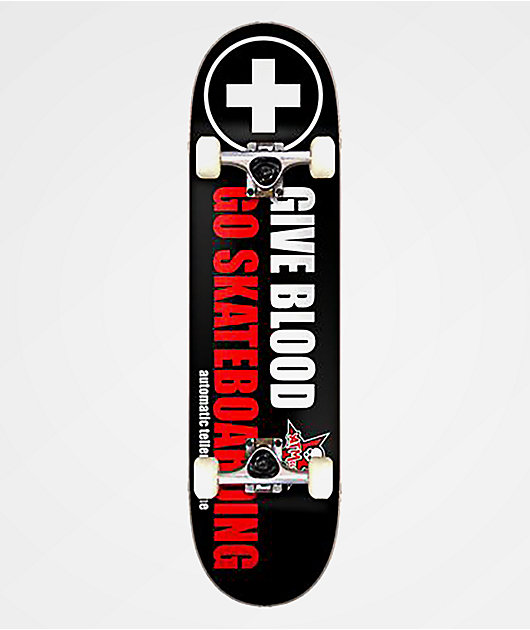 ATM 8.0 Give Blood Complete Skateboard