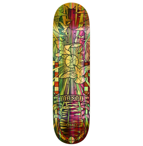 Real 8.25 Mason Holographic Gold Cathedral Deck