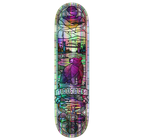 Real 8.38 Nicole Holographic Rainbow Cathedral Deck