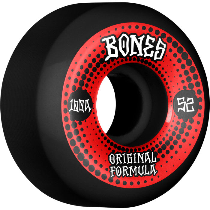 Bones 100s OG Sidecut Black Wheels