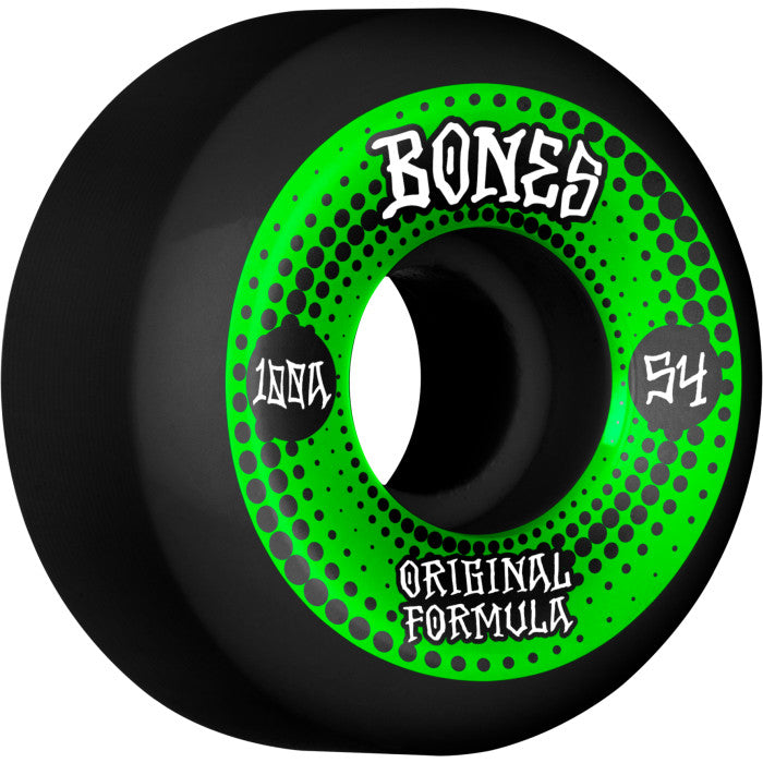 Bones 100s OG Sidecut Black Wheels