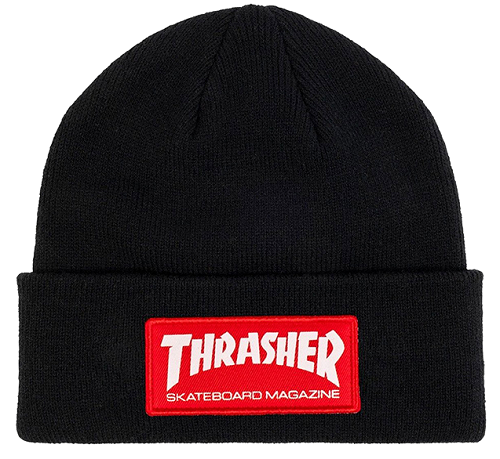 Thrasher Beanie Sock Hat Skate Mag Patch