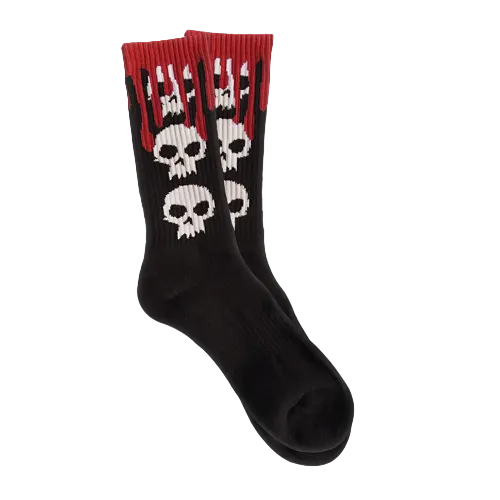 Zero Socks 3 Skull Blood