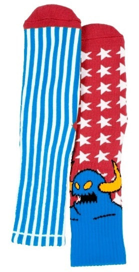 Toy Machine Socks American Monster Blue