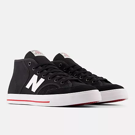 New Balance Shoes Numeric 213 Mid Pro Court Black White