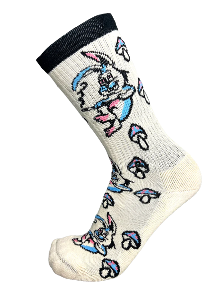 Psockadelic Socks Buzzed Bunny