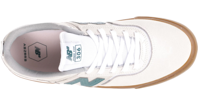 NEW BALANCE SHOES NUMERIC 306 WHITE GREEN