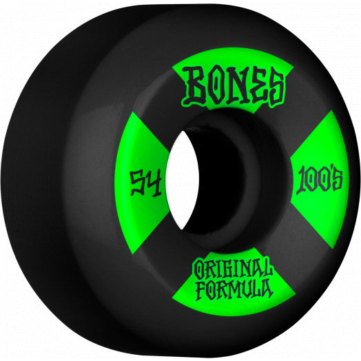 Bones 100s #4 Black Wheels