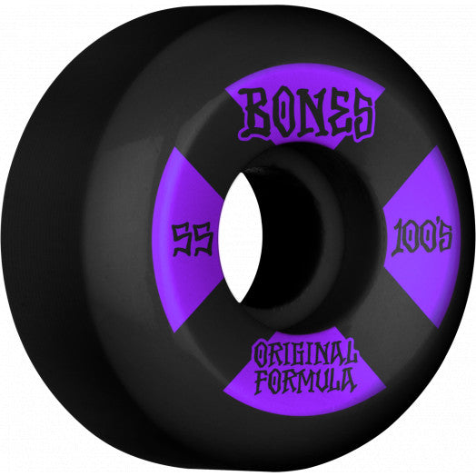 Bones 100s #4 Black Wheels