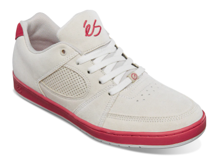 ES SHOES ACCEL SLIM WHITE WHITE RED